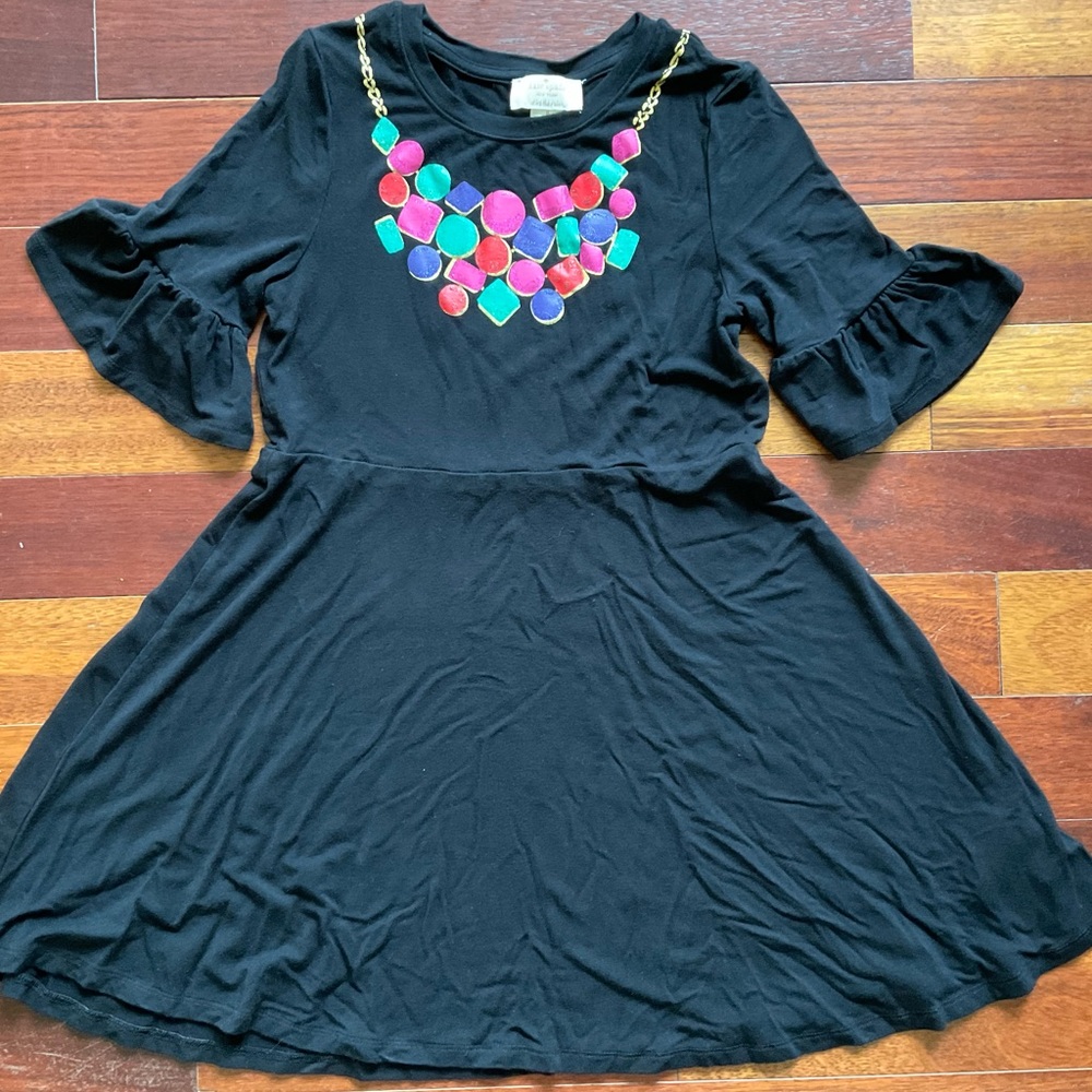 Kate spade girls youth size 8 black dress